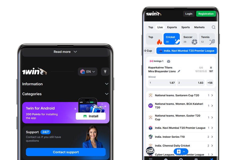 1win India Mobile App